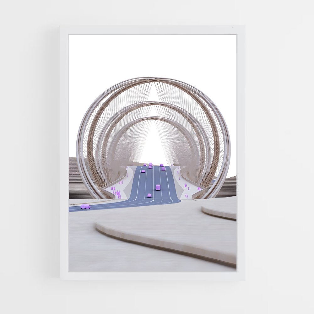 Poster Passage Mythique – affiche Jeux Olympiques (vue 3)
